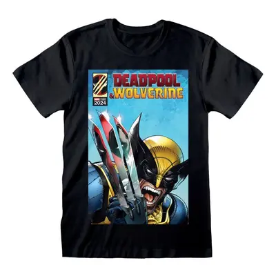 T-Shirt Marvel z Deadpool - Deadpool & Wolverine - Wolverine Reflection - S do XXL - Mężczyźni -