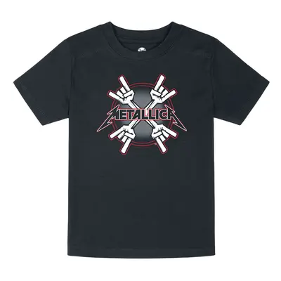 T-Shirt z Metallica - Odzież dziecięca i niemowlęca - Metal-Kids - Crosshorns - Unisex - czarny