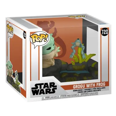 Star Wars - The Mandalorian - Grogu with Frog (POP! Deluxe) Vinyl Figurine 720 - Funko Pop! - Fu