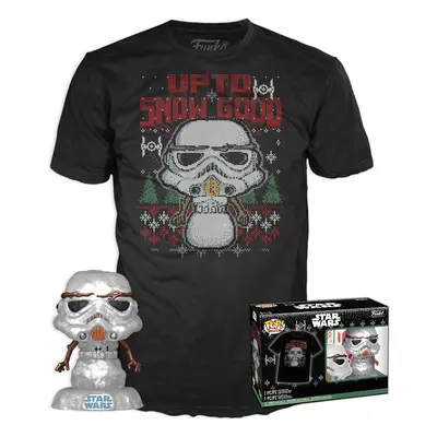 Star Wars - Holiday Stormtrooper - POP! & tee (metallic) vinyl figurine no. 557 - Funko Pop! - F