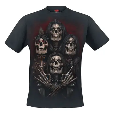 T-Shirt Goth z Spiral - FACES OF GOTH - S do XXL - Mężczyźni - czarny