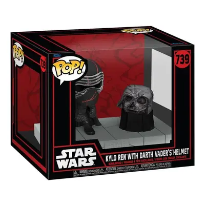 Star Wars - Kylo Ren with Darth Vader's Helmet (Pop! Deluxe) Vinyl Figurine 739 - Funko Pop! - F