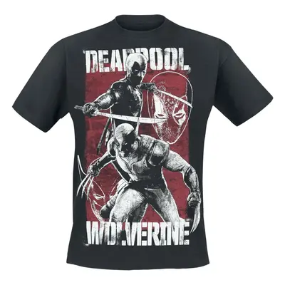 T-Shirt Marvel z Deadpool - 3 - Deadpool & Wolverine - S do 3XL - Mężczyźni - czarny