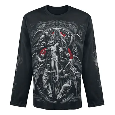 Longsleeve Goth z Spiral - Reaper's Door - L do XXL - Mężczyźni - czarny