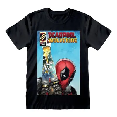 T-Shirt Marvel z Deadpool - Deadpool & Wolverine - Deadpool Reflection - S do XXL - Mężczyźni - 