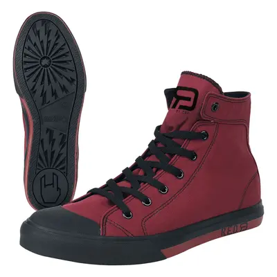 Buty sportowe wysokie Rockabilly z RED by EMP - Walk The Line - EU38 do EU47 - Unisex - czerwony