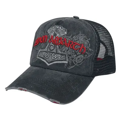 Czapka z Amon Amarth- Hammer - Trucker Cap - Mężczyźni - szary