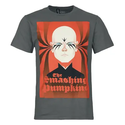 T-Shirt z The Smashing Pumpkins - Billy - Tour Shirt - S do XXL - Mężczyźni - szary