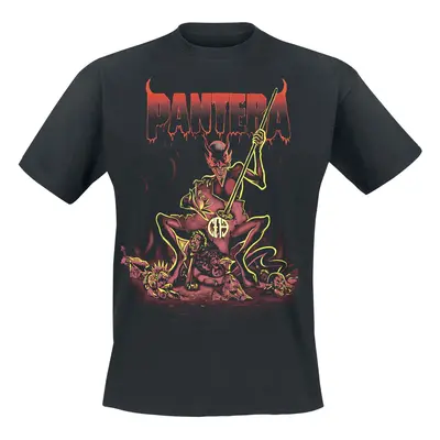 T-Shirt z Pantera - Devil - S do 3XL - Mężczyźni - czarny