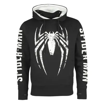 Bluza z kapturem Marvel z Spider-Man - Game logo - S do XXL - Mężczyźni - czarny/szary