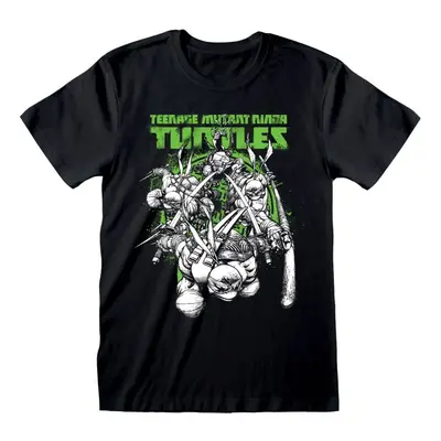 T-Shirt z Teenage Mutant Ninja Turtles - Freefall - S do XXL - Mężczyźni - czarny
