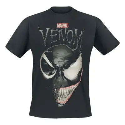 T-Shirt Marvel z Venom (Marvel) - Split Face - M do XXL - Mężczyźni - czarny