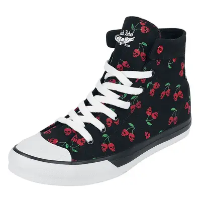 Buty sportowe wysokie Rockabilly z Rock Rebel by EMP - Walk The Line - EU37 do EU42 - Kobiety - 