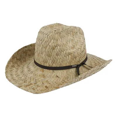 Kapelusz z Brixton- HOUSTON STRAW COWBOY - Unisex - naturalny