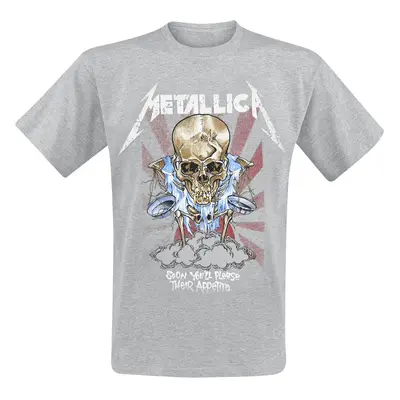 T-Shirt z Metallica - Appetite - S do XXL - Mężczyźni - odcienie szarego