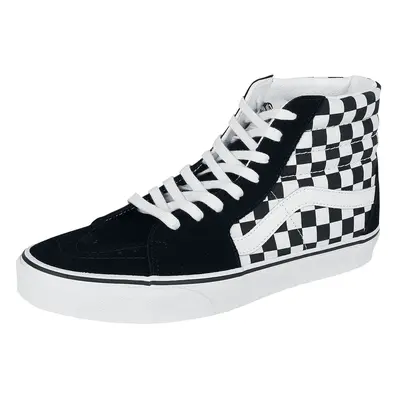 Buty sportowe wysokie z Vans - SK8-Hi Checkerboard - EU37 do EU47 - Unisex - czarny/biały