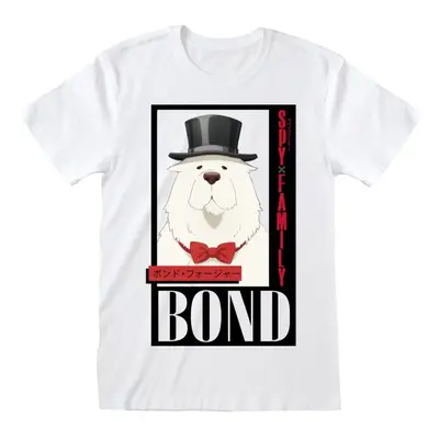 T-Shirt Anime z Spy x Family - Bond - S do XXL - Mężczyźni - biały