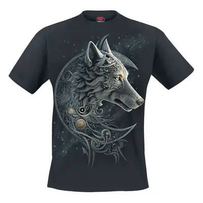 T-Shirt z Spiral - Celtic wolf - M do 4XL - Mężczyźni - czarny