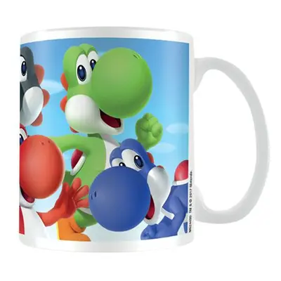 Kubek Gaming z Super Mario- Yoshi - Unisex - biały