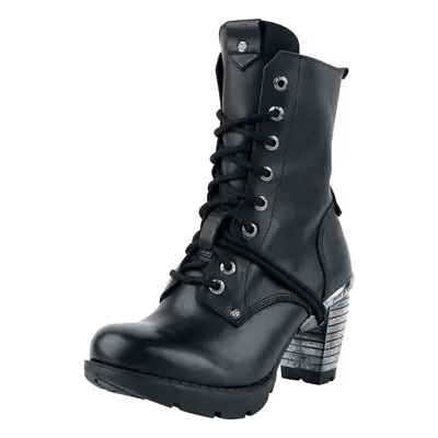 Buty Goth z New Rock - Trail Negro Tacon Acero - EU36 do EU43 - Kobiety - czarny