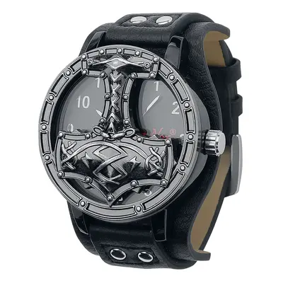 Zegarki na rękę z etNox Time- Thors Hammer - Mężczyźni - czarny
