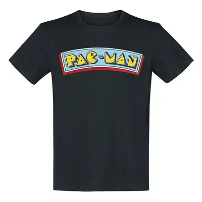 T-Shirt Gaming z Pac-Man - Logo - S do XXL - Mężczyźni - czarny