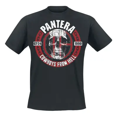 T-Shirt z Pantera - Skull Circle - M do XXL - Mężczyźni - czarny