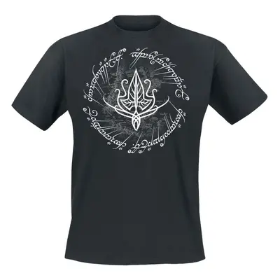 T-Shirt z Władca Pierścieni - Map Lorien - M do 4XL - Mężczyźni - czarny