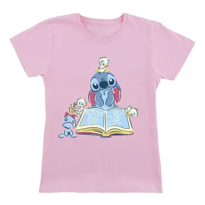 T-Shirt Disney z Lilo & Stitch - Odzież dziecięca i niemowlęca - Kids - Reading A Book - Kobiety