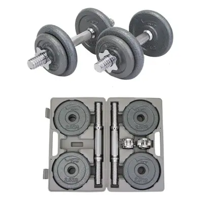 Zestaw hantli żeliwnych Hammertone w walizce 2x10kg Vivo