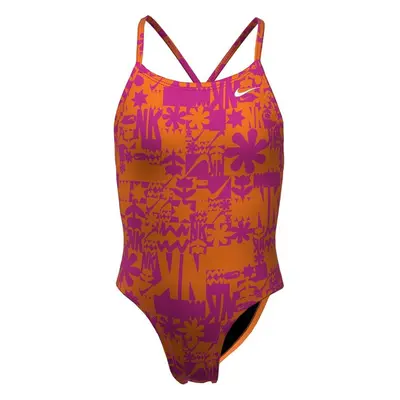 Strój kąpielowy dziewczęcy Lace Up Back One Piece Nike Swim