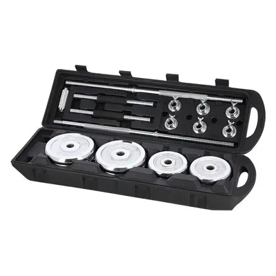 Zestaw hantli chromowanych w walizce STC50 2x25kg HMS