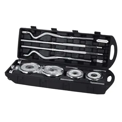 Zestaw hantli chromowanych w walizce STC55 55kg HMS