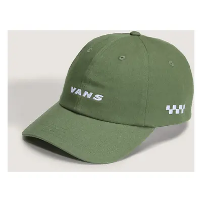Vans - Czapka z daszkiem Check Side Snapback, male, Zielony, Size: