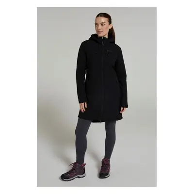 Fern damska kurtka softshell długa - Black