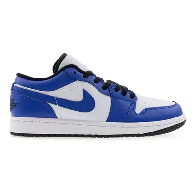 Buty męskie Nike Air Jordan 1 Low 553558-124 - niebiesko-białe