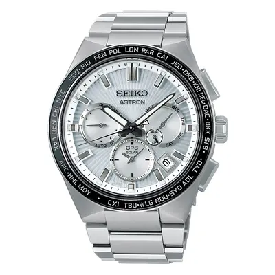 SEIKO Astron Sunray Silver Lining GPS Solar 5X53 SSH117J1