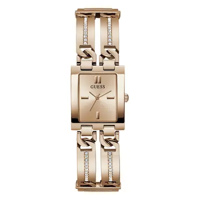 GUESS Ladies Rose Gold Tone Analog Watch GW0668L3