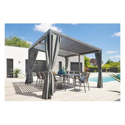 Altana ogrodowa aluminiowa LUXURY 4x3m (grafit)