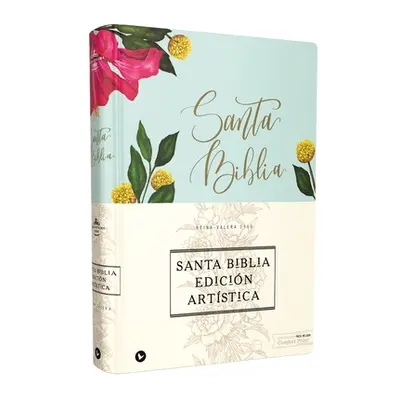 "Reina Valera 1960 Santa Biblia Edicin Artstica, Tapa Dura/Tela, Floral, Canto Con Diseo, Letra 