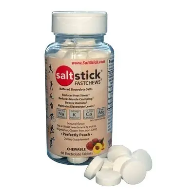 Elektrolityczne Pastylki do ssania SaltStick - 60 szt Smak brzoskwiniowy