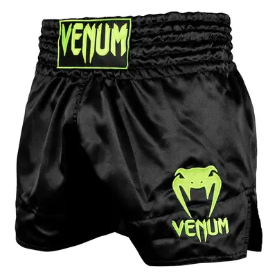 Venum Spodenki Muay Thai Classic Shorts Black/Neo Yellow