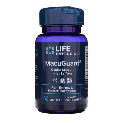 Life Extension Macuguard Ocular Support With Saffron 60 Softgels