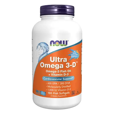 Now Foods Ultra Omega 3-D Z Witaminą D3 180kaps