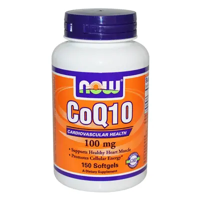 Now Foods Koenzym Q10 Mg + Vit E - Softgels