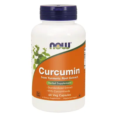 Now Foods Curcumin - Kurkumina Ekstrakt - Vcaps