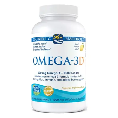 Nordic Naturals Omega-3d Lemon Softgels Mg Caps