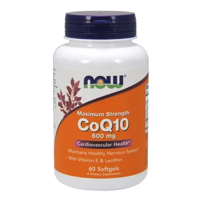 Now Foods - Coq10 With Lecithin & Vitamin E 600mg - Softgels