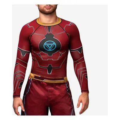 Hayabusa Rashguard Marvel Iron Man Długi Rękaw Black