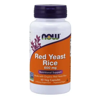 Now Foods Red Yeast Rice 600mg- Vcaps